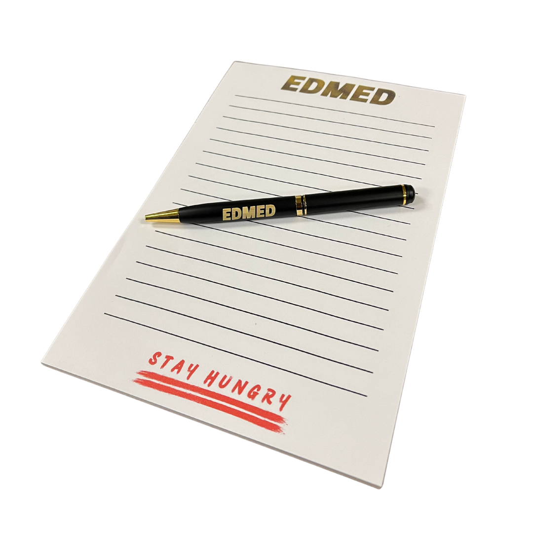 EDMED x Stay Hungry Notepad